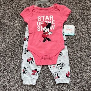 NEW Disney Baby Minnie Mouse 6-9 Month Outfit